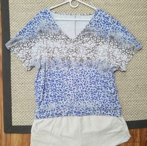 Juicy Couture Animal Print Soft Stretchy Top! EUC!